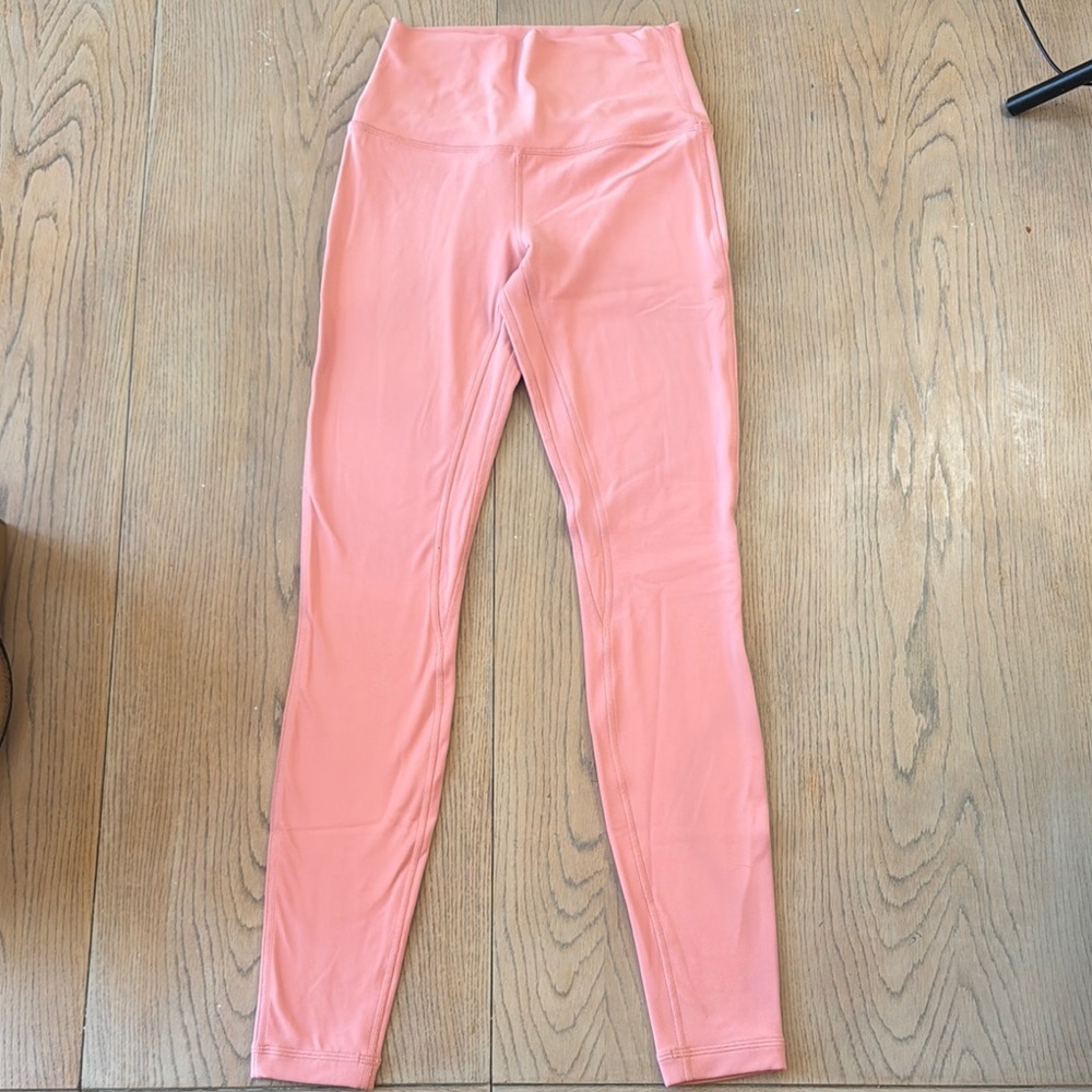 Pink High-Waisted Leggings